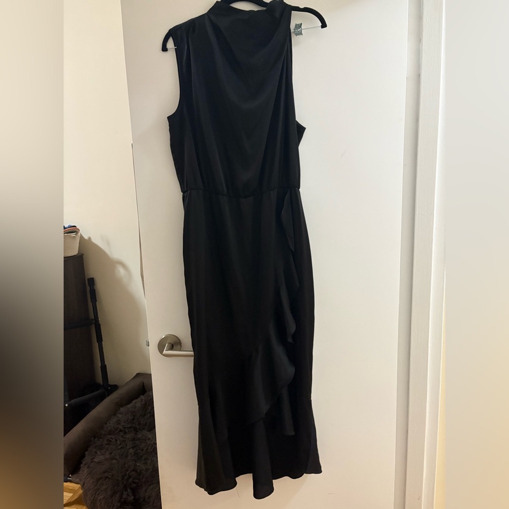 Asymmetrical Black Dress